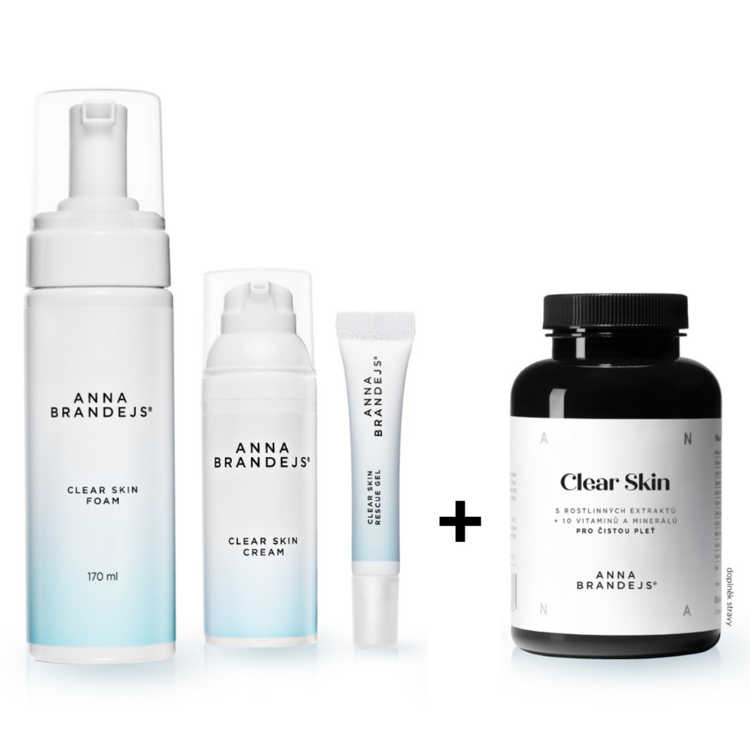 Clear Skin kozmetika + doplnok stravy Clear Skin zadarmo